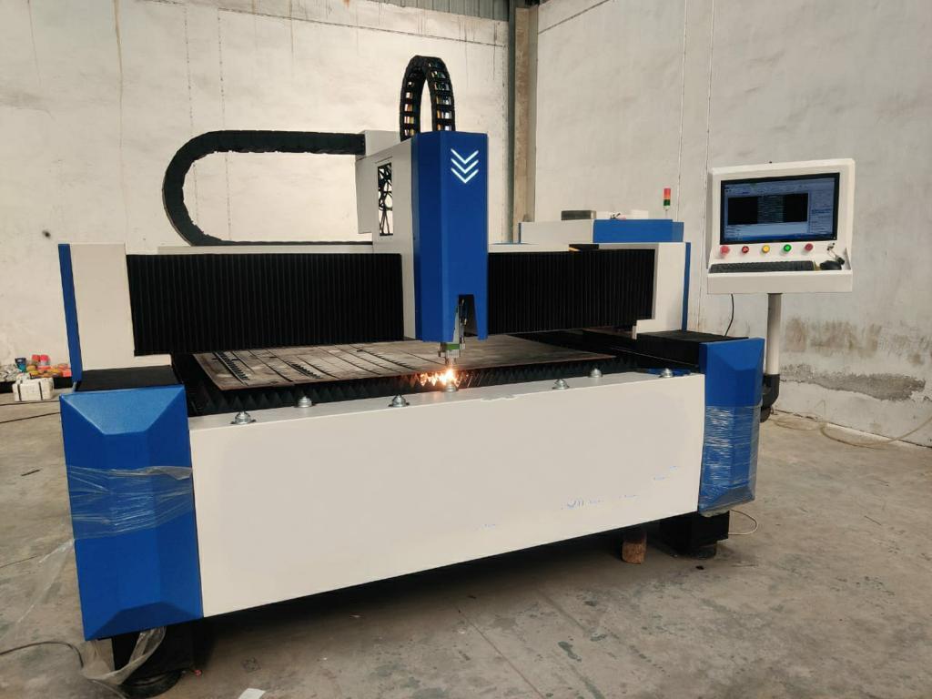 Metal Laser Cutting Machine - Working Area 3000x1500mm, Max Loading Capacity 900kg, Position Accuracy 0.05mm/m - Semi-automatic Cnc, Water Cooling System, New Condition With Warranty