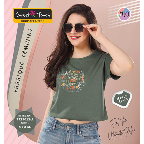 7723012-a Ladies Drop Alea Tees Age Group: Adult