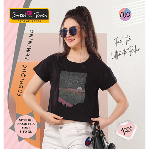 7723012-a Ladies Drop Alea Tees Age Group: Adult
