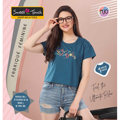 7723012-a Ladies Drop Alea Tees Age Group: Adult