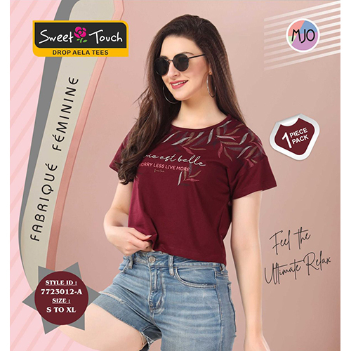 7723012-a Ladies Drop Alea Tees Age Group: Adult