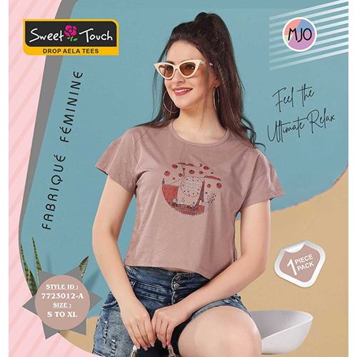 7723012-a Ladies Drop Alea Tees Age Group: Adult