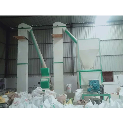 सेमी ऑटोमैटिक एनिमल फीड बनाने की मशीन