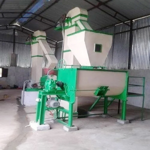 औद्योगिक सेमी ऑटोमैटिक पशु आहार संयंत्र