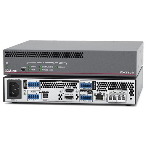 Fiber Optic Transmitter For Hdmi Usb Hid Audio Control And 3d Sync