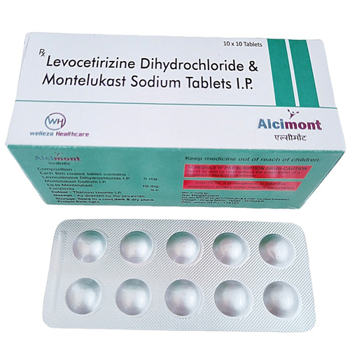 Levocetirizine Dihydrochloride And Montelukast Sodium Tablets Ip - Expiration Date: As Per Mention Months