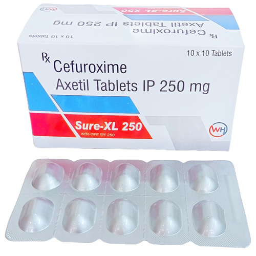 250Mg Cefuroxime Axetil Tablets Ip - Expiration Date: As Per Mention Months