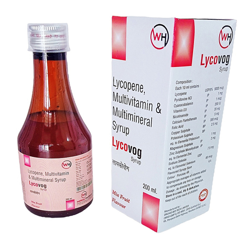 200ml Lycopene Multivitamin And Multimineral Syrup By Welleza Healthcare