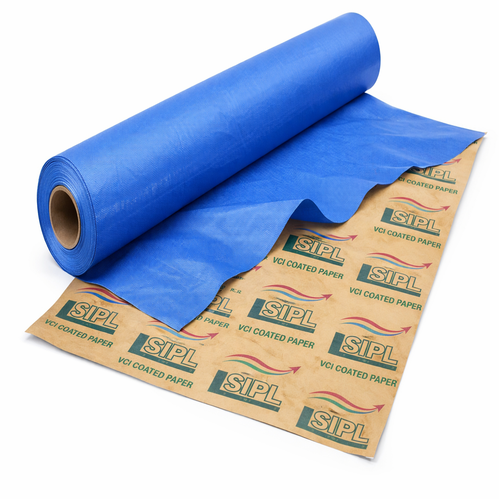 HDPE कपड़ा जिसमें VCI लेपित कागज है