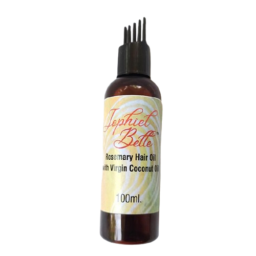 Hair Oil - Virgin Coconut Oil & Extra Virgin Olive Oil 100mL | Rosemary Infused, Nourishes Scalp, Prevents Hair Loss, Supports Hair Growth, Unisex
