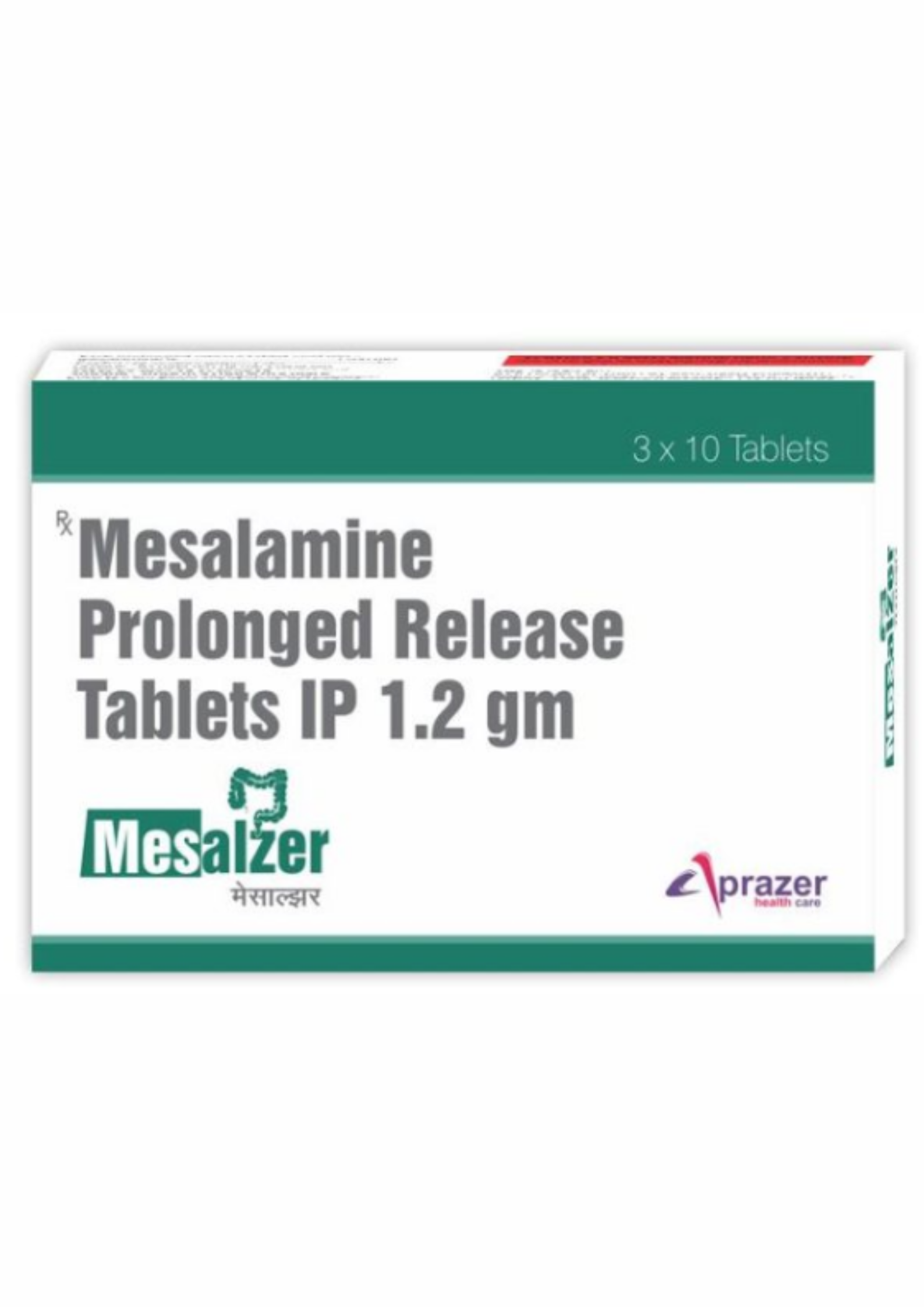 Mesalzer 1.2 Gm Tablets - Ingredients: Mesalamine