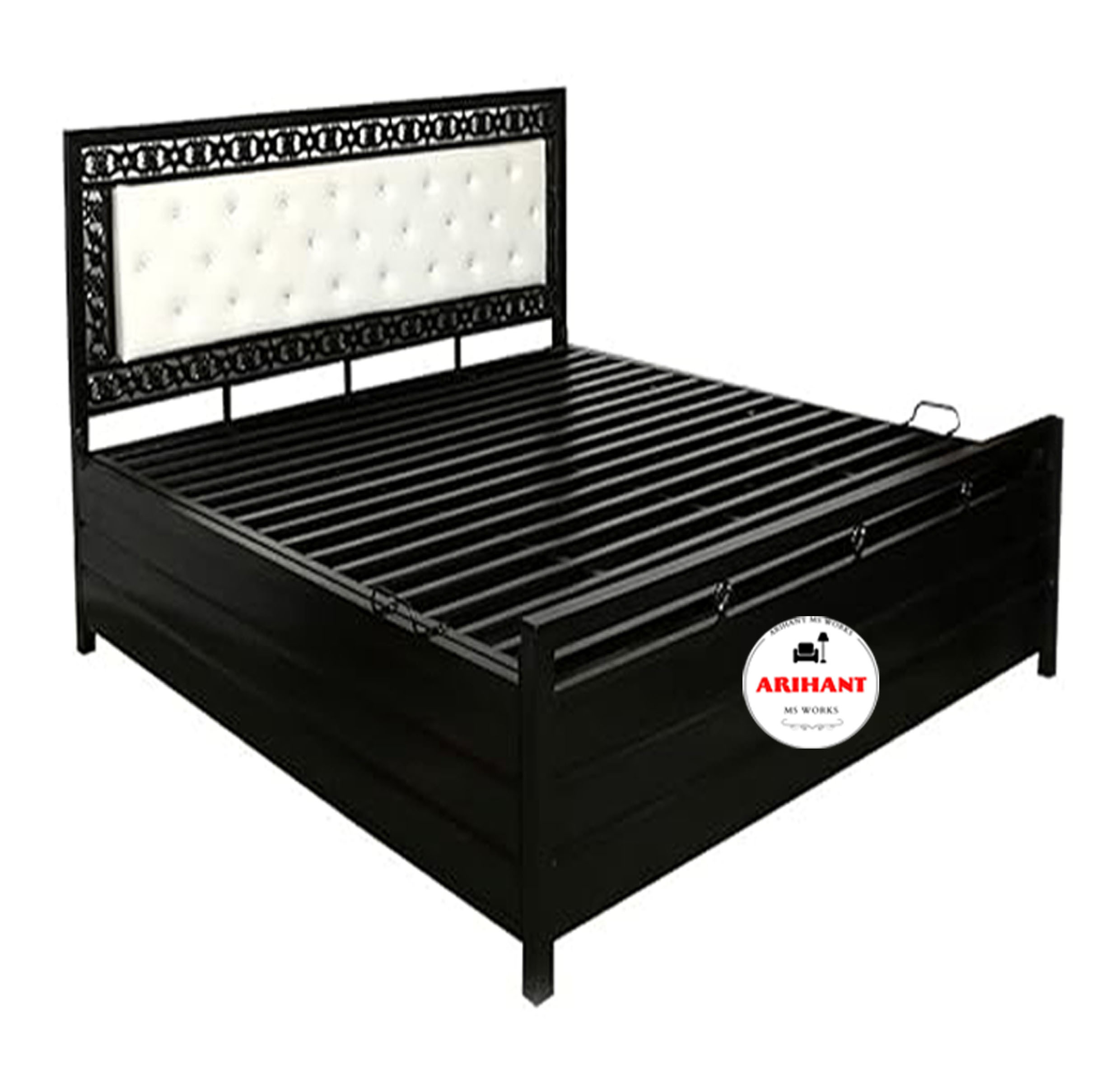 Metal Bed With Storage - Assembly: No Assembly Required