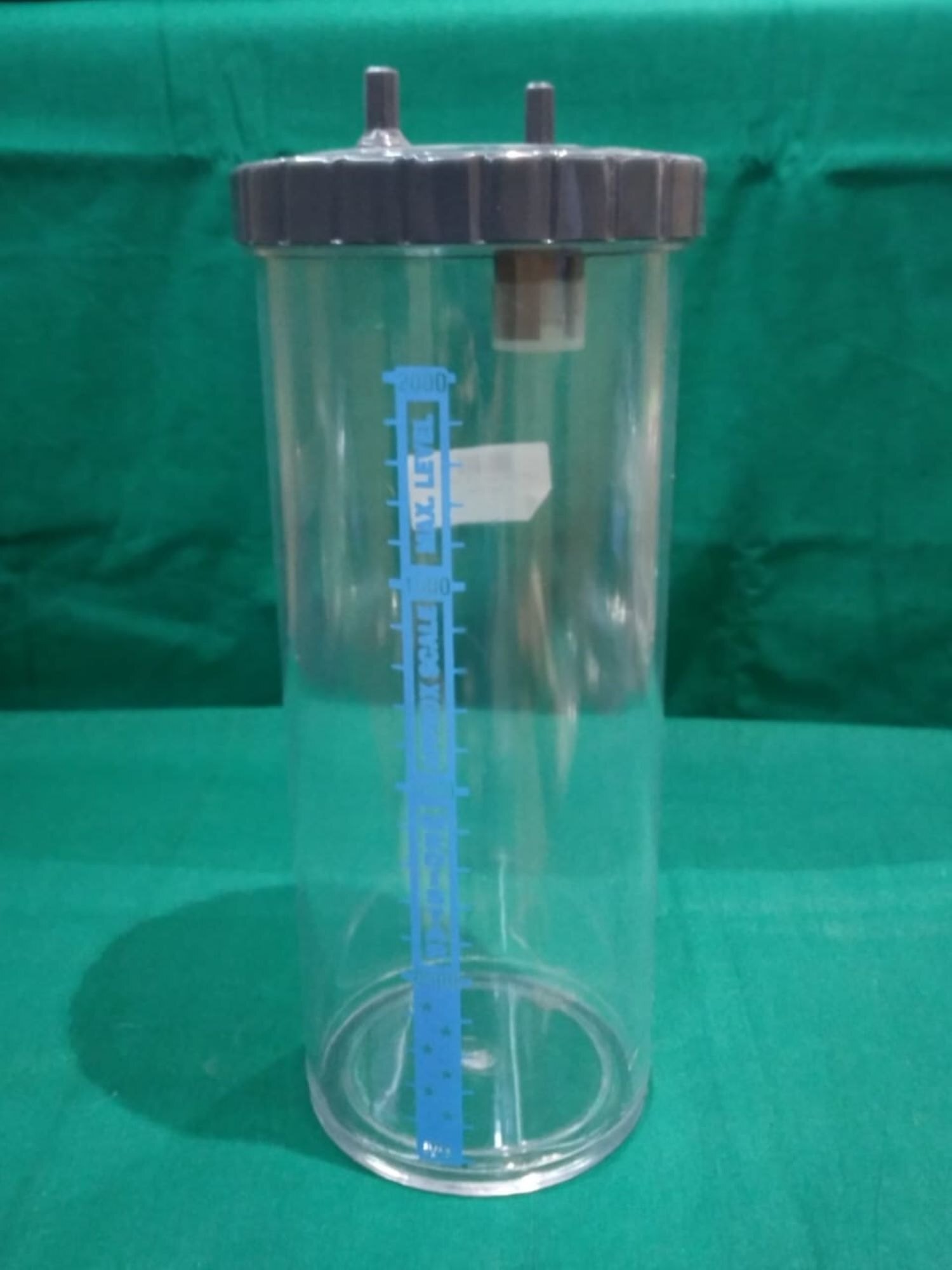 2000ml Pc Jar - Transparent, Round | Light Weight, Leak Proof, Durable, Non-toxic, Heat Proof, Easy To Clean, Versatile For Chemicals And Food