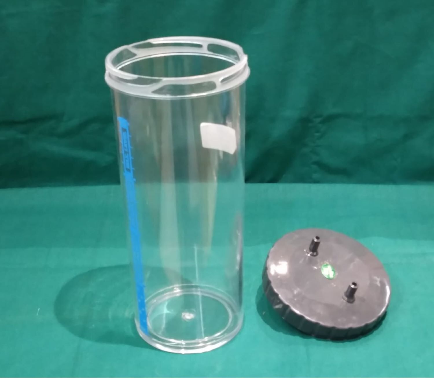 2000ml Pc Jar - Transparent, Round | Light Weight, Leak Proof, Durable, Non-toxic, Heat Proof, Easy To Clean, Versatile For Chemicals And Food