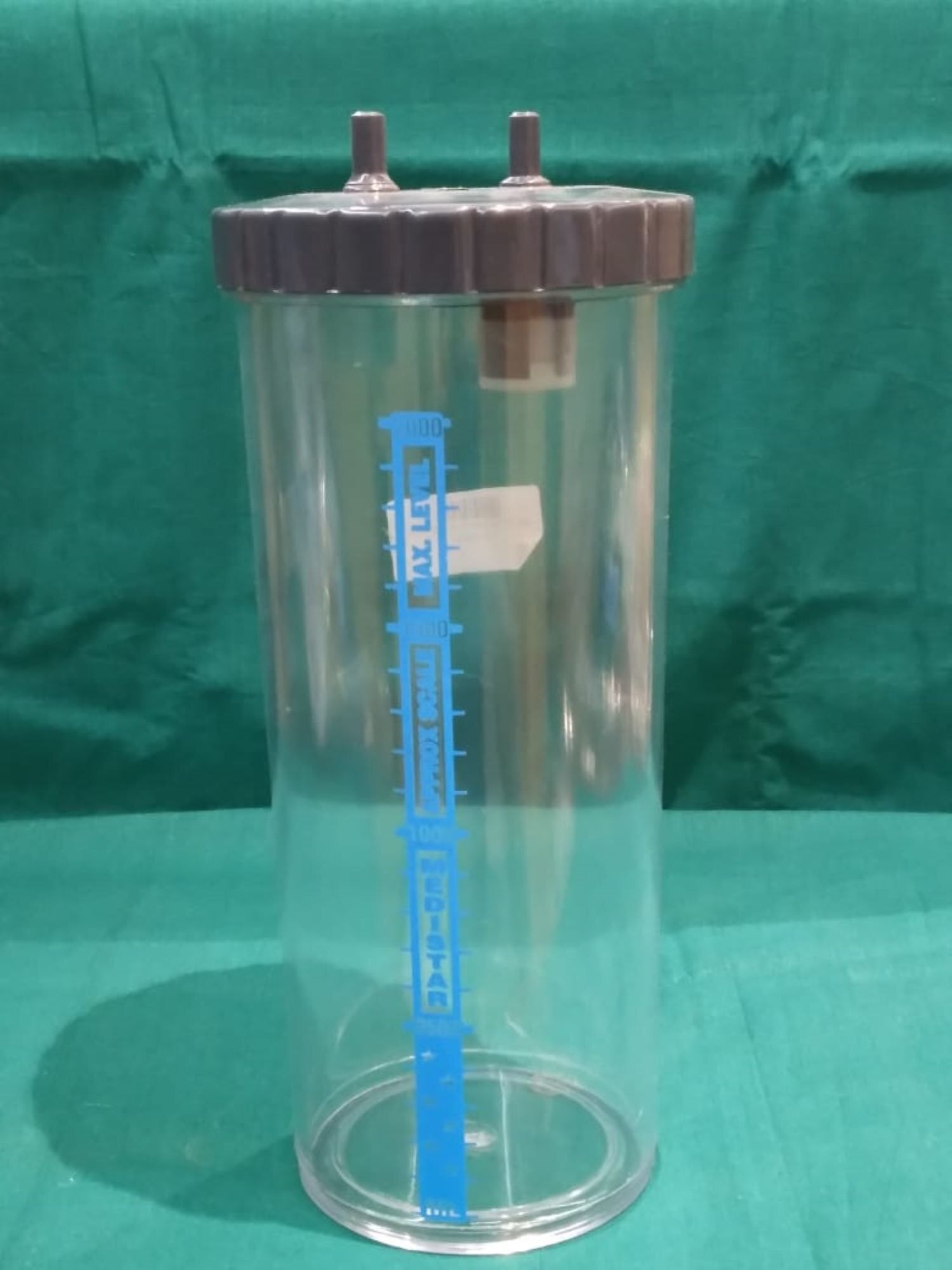 2000ml Pc Jar - Transparent, Round | Light Weight, Leak Proof, Durable, Non-toxic, Heat Proof, Easy To Clean, Versatile For Chemicals And Food