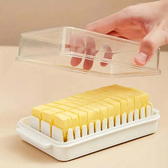Butter Storage Box With Slicer For Easy Cutting Cheese Butter (5848)