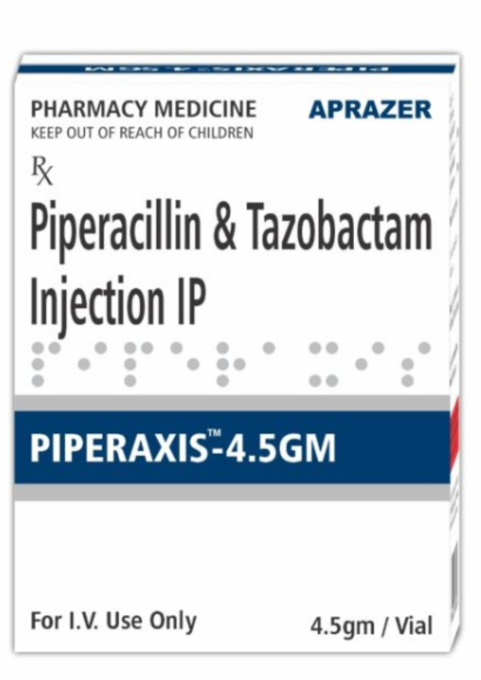 Piperaxis Piperacillin And Tazobactam  Injection