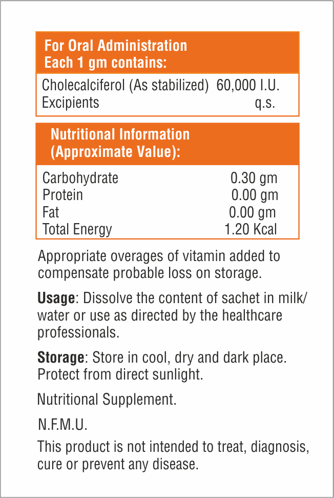 Cholecalciferol Sachet