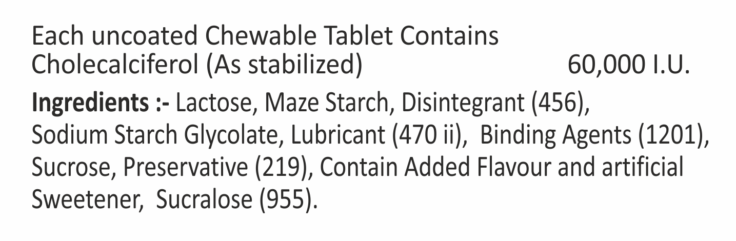 Cholecalciferol Tablet