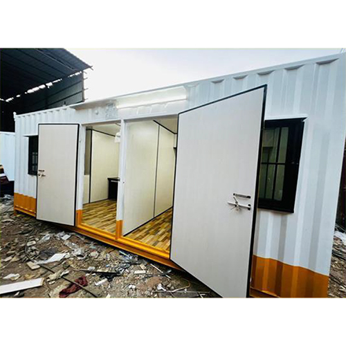 Metal Portable Cabins - High-Quality Container Steel, Various Colors Available, PVC Windows and Doors for Weather Resistance and Ample Ventilation