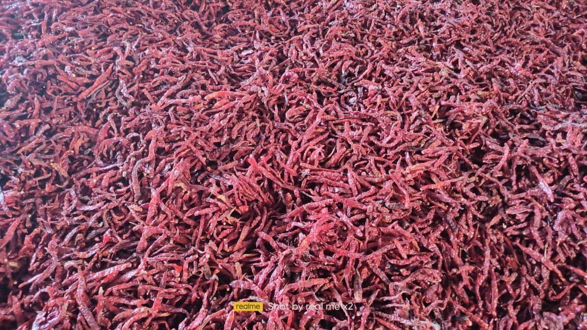 Dry Red Chilly - Food Grade Solid Red Pepper, 12 Months Shelf Life | Store In Dry And Cool Place