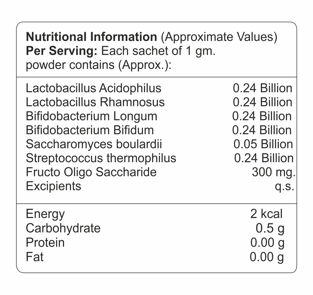 Pre And Probiotic Sachet - 1 Gram, Iso Compliant Pediatric Formula With ...
