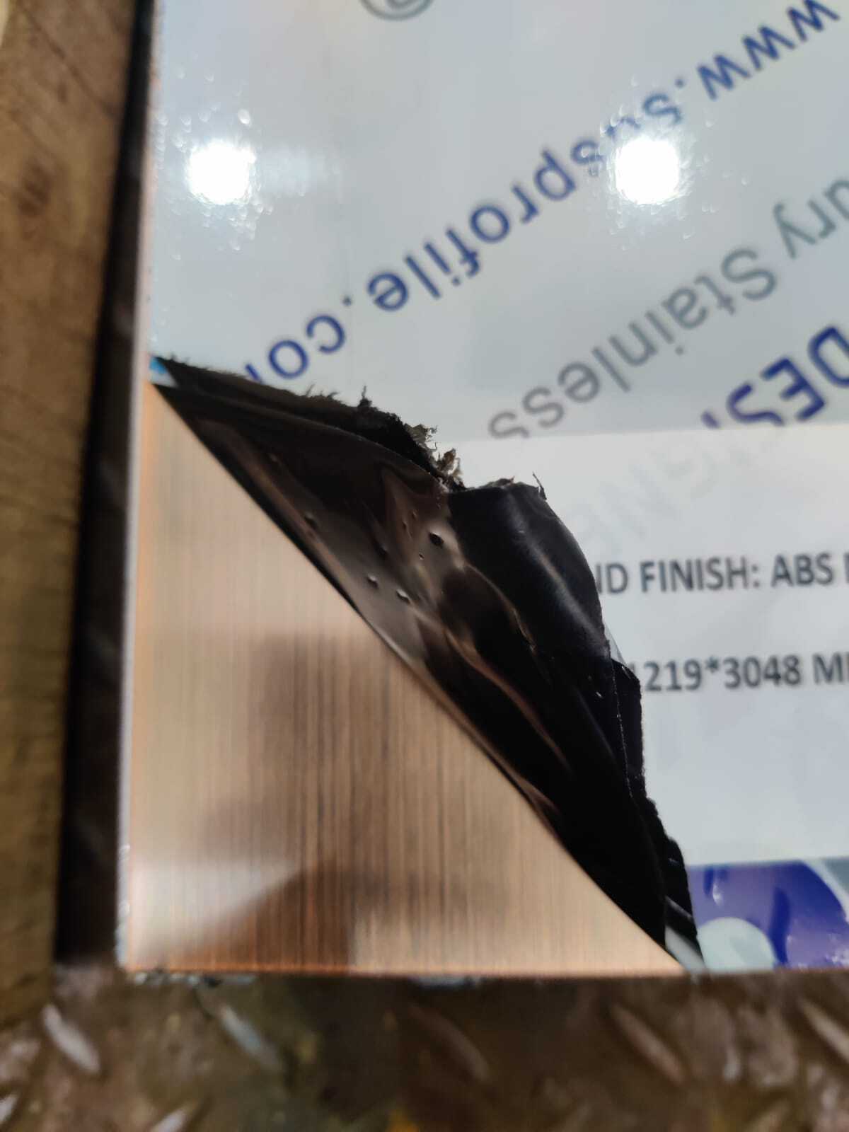 Antique Copper (Bronze) Finish Ss Sheet By Sds
