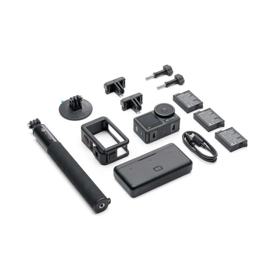 Black Dji Osmo Action 3 Adventure Combo