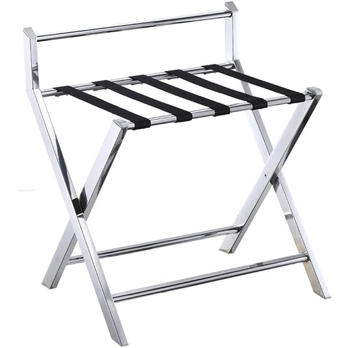 Hotel Luggage Rack - Color: Silver