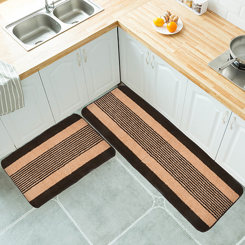 Stylish Micro Kitchen Floor Mat Design: Modern