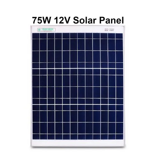 75 W Polycrystalline Solar Panel Max Voltage: 18 V Volt (V)