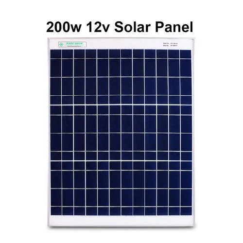 200 W Polycrystalline Solar Panel at Best Price in New Delhi | Plaza ...