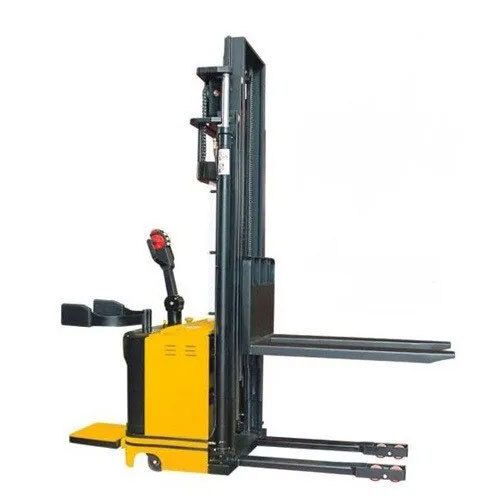 Industrial Battery Operated Hydraulic Stacker - 200-250 kg Lifting Capacity, New Yellow Design, Strong Industrial Power Source