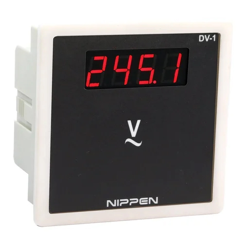 Digital Panel Meter - 95x95 mm, Sleek White Design | 1 Class Accuracy, Ideal for Commercial Applications