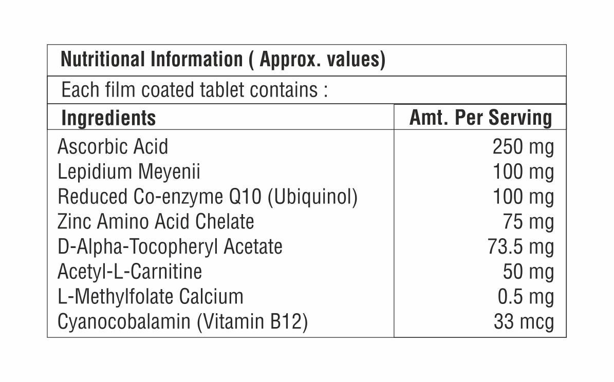 Ascorbic Acid With Acetyl-l-carnitine Tablet