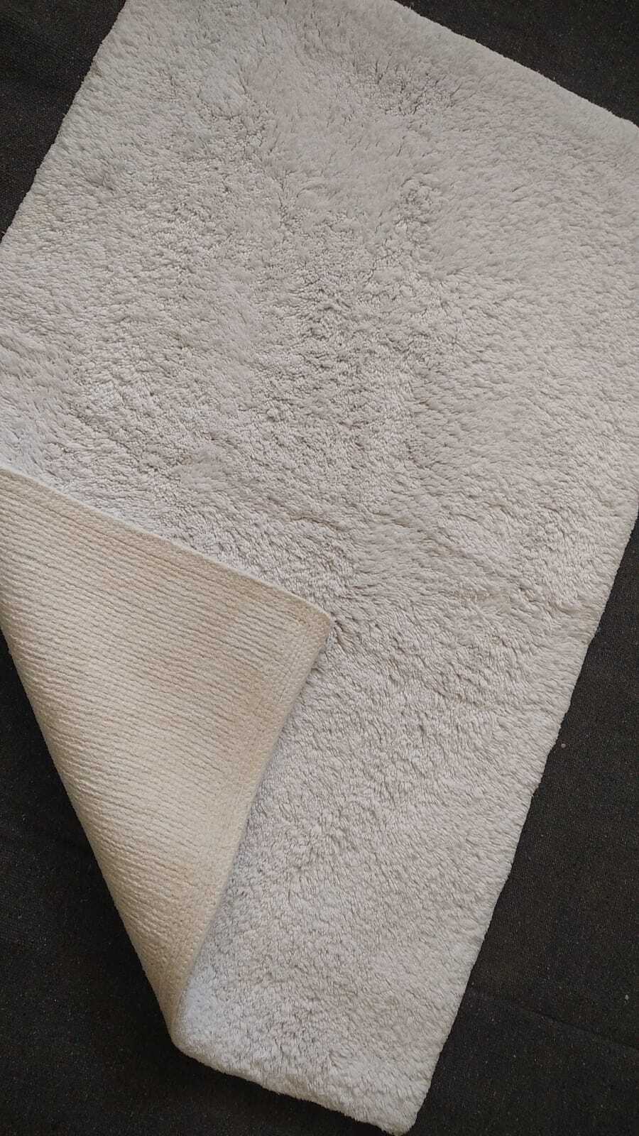 Hospitality Bath Rugs - Tufted Cotton, 60x90 Cm | Anti-slip, Quick Drying, Customizable Design, Machine Washable