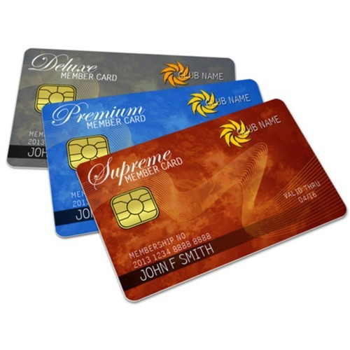 Plastic Membership Cards - High-Quality PVC Material, 85 mm x 54 mm Size | Smart Card Technology, Commercial Use, Warranty Included
