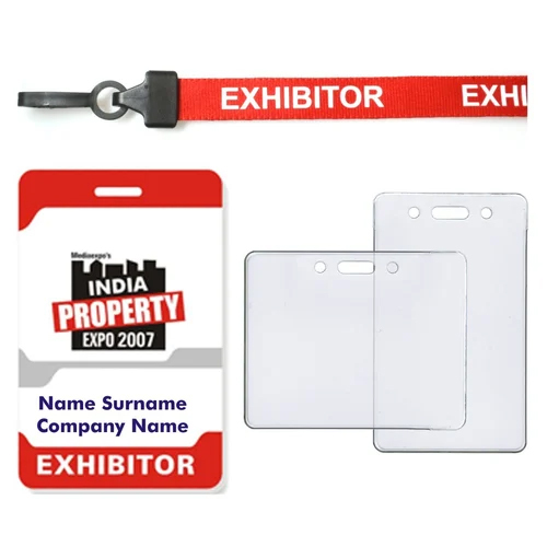 Plastic Exhibitor Card - PVC Plastic, 85 mm x 54 mm | Smart Card Functionality, Commercial Use, Warranty Included