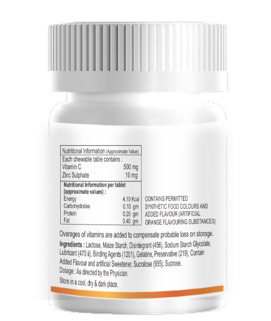 Vitamin C And Zinc Sulphate Tablet