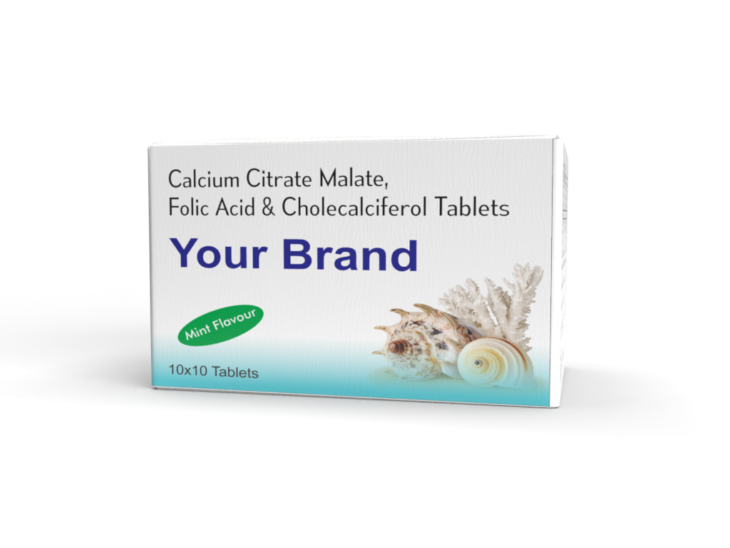 Calcium Citrate Malate With Foilc Acid And Cholecalciferol Tablet