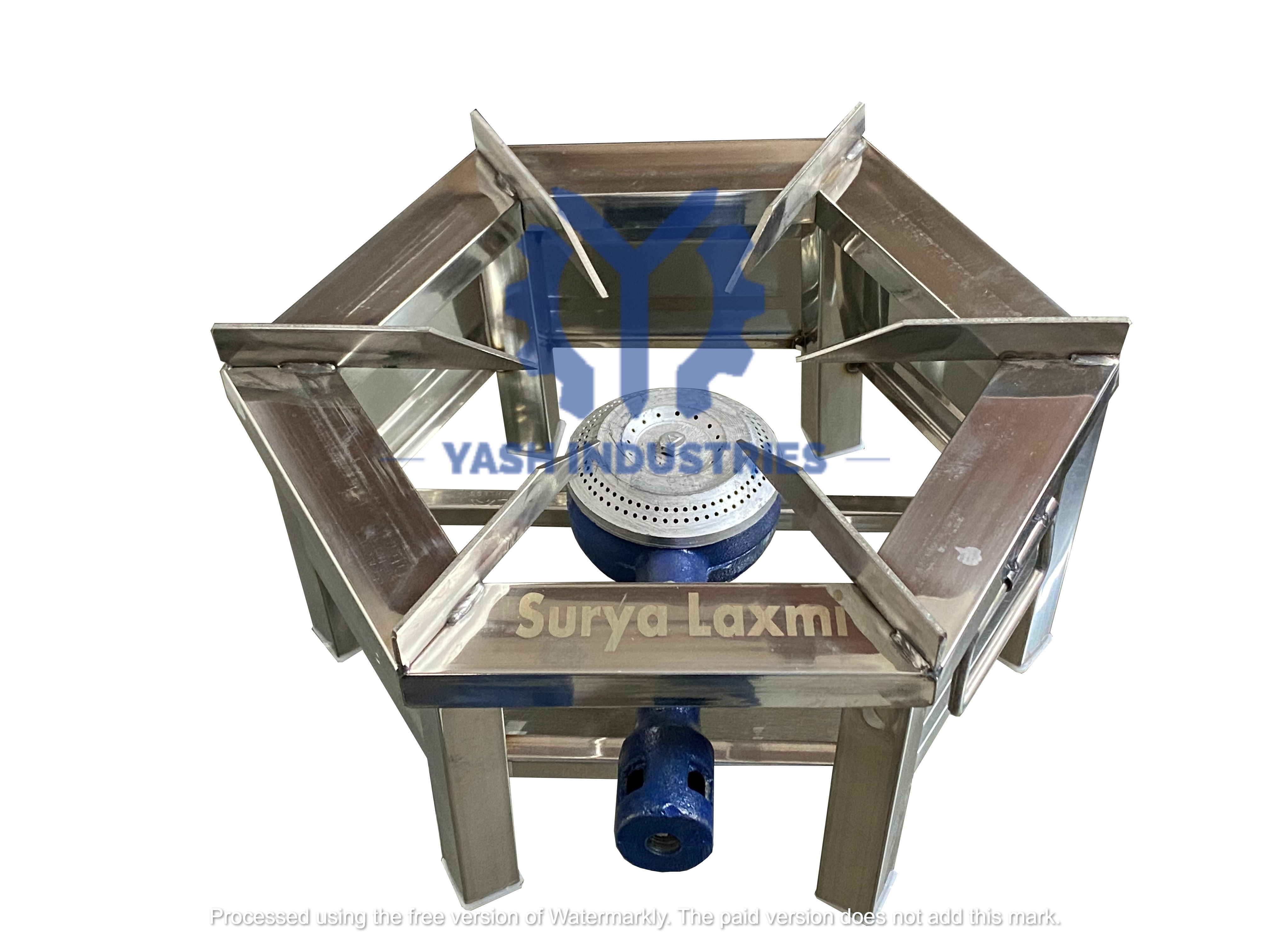12 X 12 X 8 Stainless Steel Hexa 12 Surya Laxmi Gas Stove/gas Bhatti/gas Chula - Application: Cooking