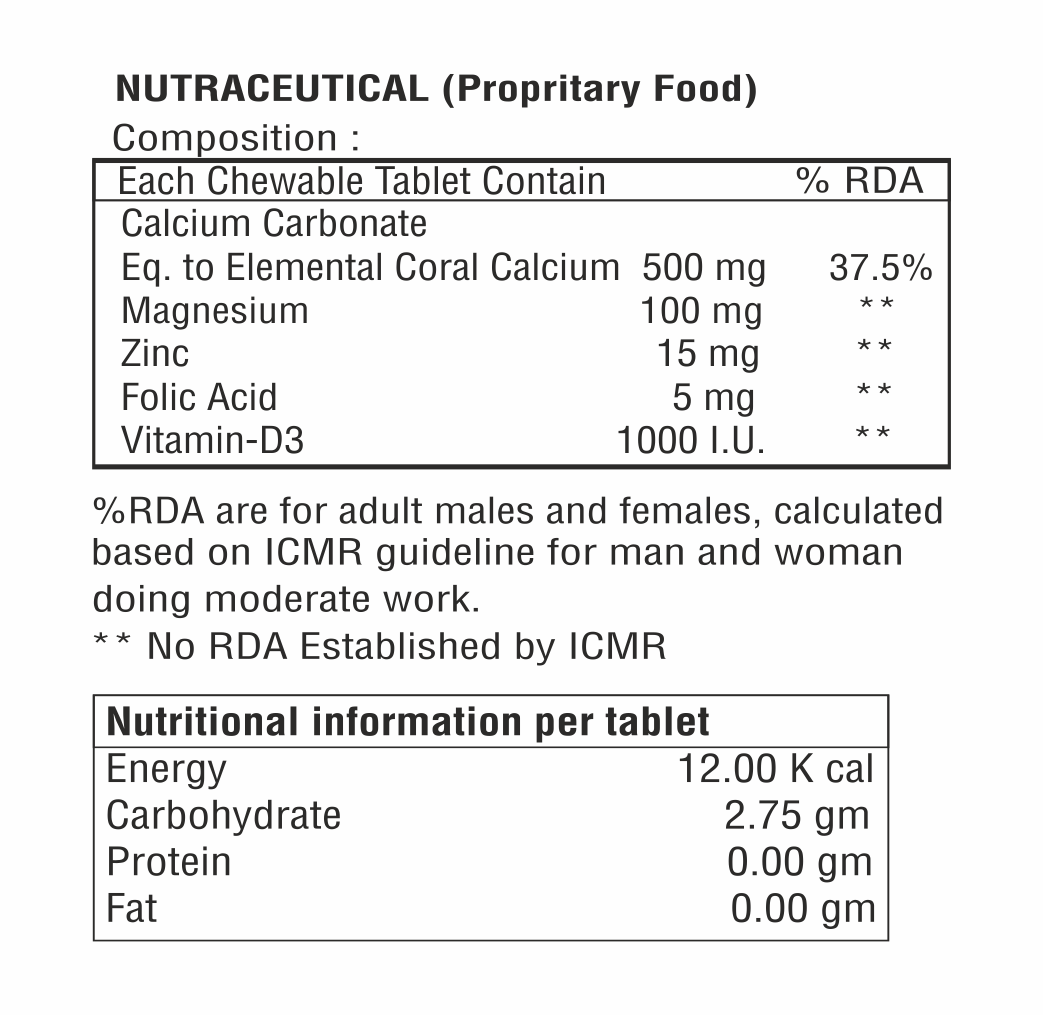 Coral Calcium Tablet