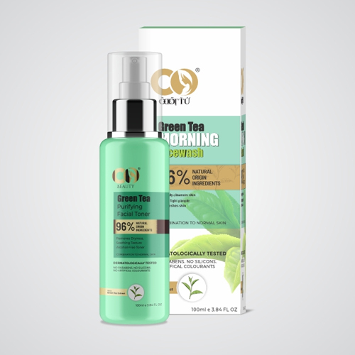 100ml Green Tea Morning Face Wash - Smooth Texture, Normal Skin Use | Recommended for Face Glowing