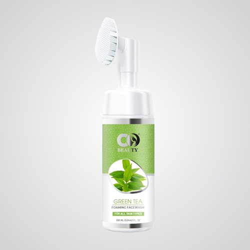 100Ml Green Tea Foaming Face Wash - Attributes: Smudge Proof
