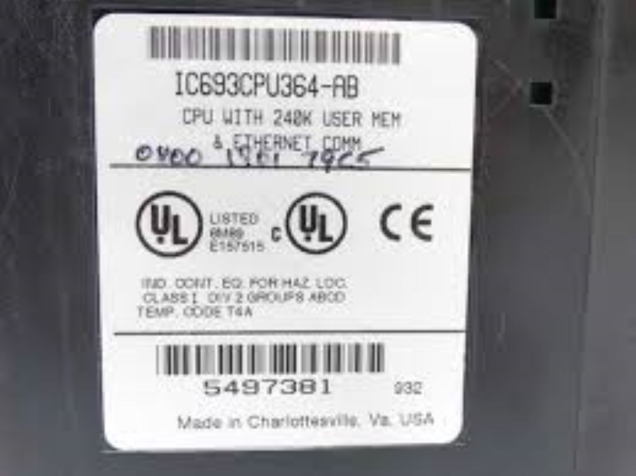 Ic693cpu364-siemens Programmable Logic Controller
