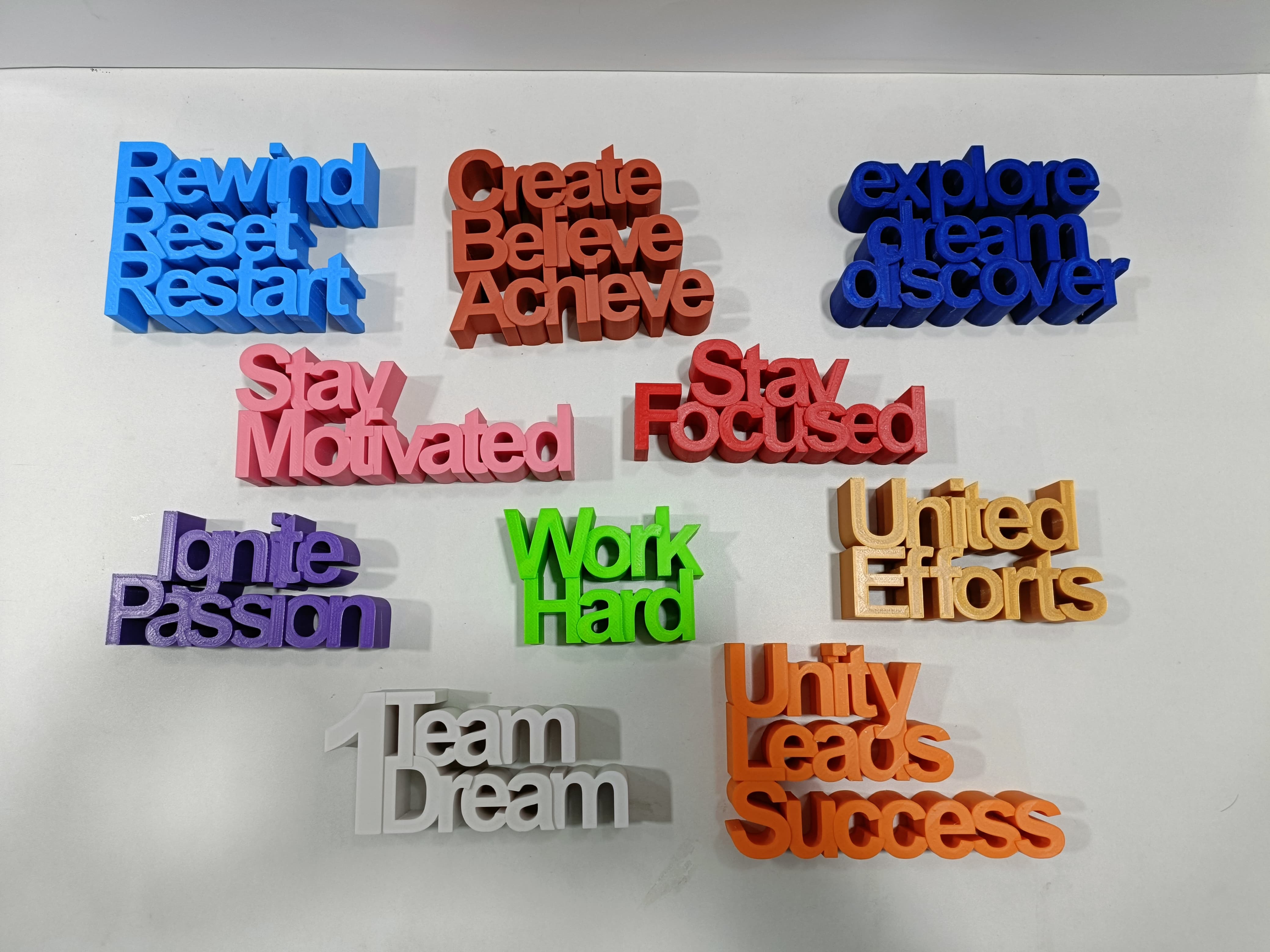 Quotes For Table - Bio Degradable Plastic, Custom Sizes Available , Multiple Color Options And Personalized Message For Commercial Use