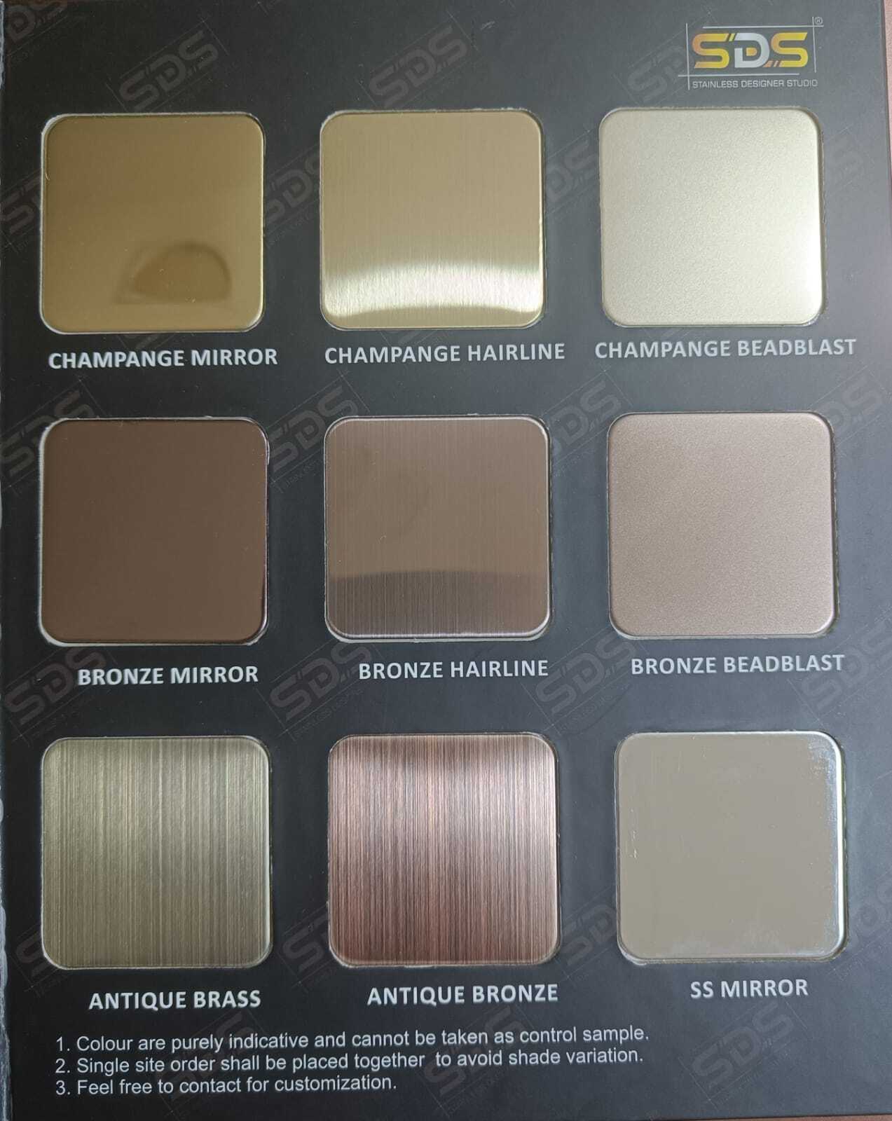 Ss Colored Embossed Sheet By Sds