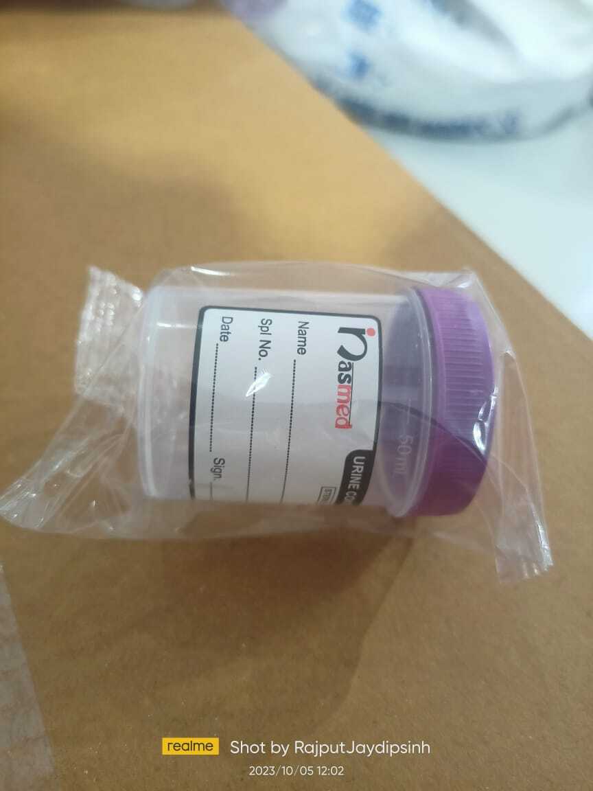 Nasmed Sterile Urine Container-50ml