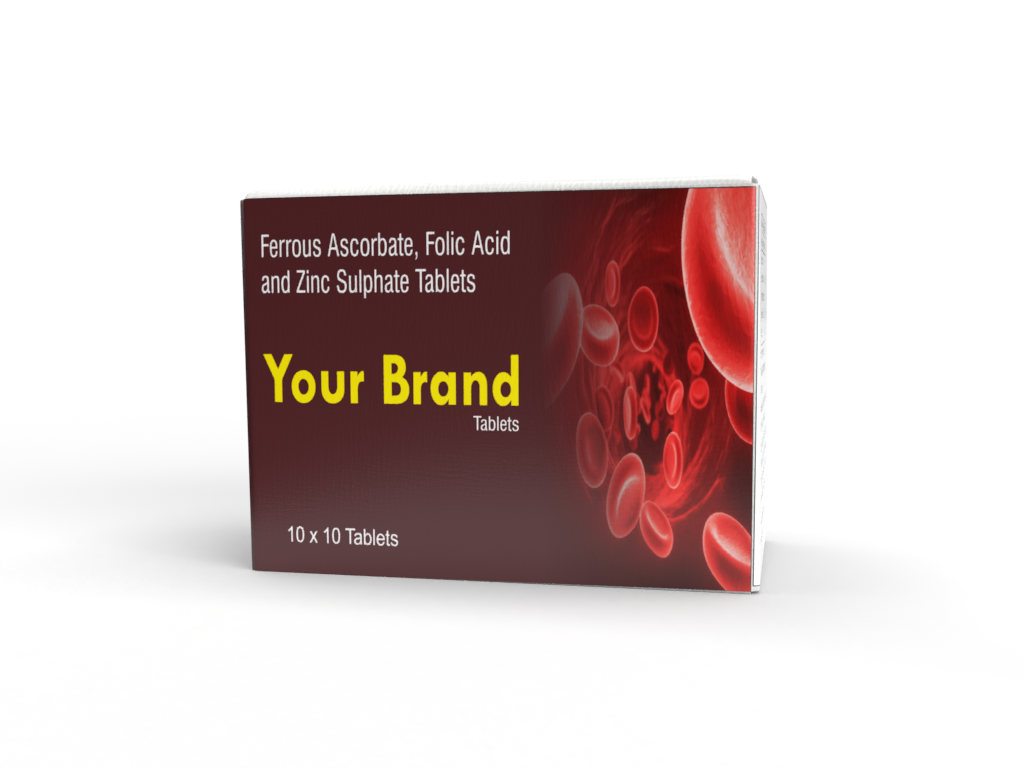 Ferrous Fumarate With Folic Acid And Zinc Sulphat Tablet