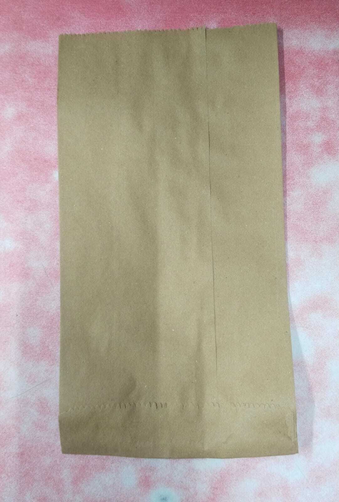 Paper Bag - Brown Kraft Material | Versatile Use For Groceries, Medical Supplies, And Restaurants